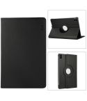 For Redmi Pad SE 11.0 ENKAY Hat-Prince 360 Degree Rotation Litchi Leather Smart Case(Black)