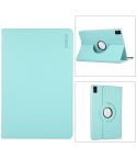 For Redmi Pad SE 11.0 ENKAY Hat-Prince 360 Degree Rotation Litchi Leather Smart Case(Light Blue)