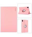 For Redmi Pad SE 11.0 ENKAY Hat-Prince 360 Degree Rotation Litchi Leather Smart Case(Pink)