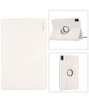 For Redmi Pad SE 11.0 ENKAY Hat-Prince 360 Degree Rotation Litchi Leather Smart Case(White)