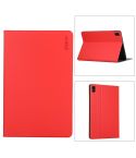 For Redmi Pad SE 11.0 ENKAY Leather Stand Smart Tablet Case(Red)