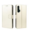 Retro Crazy Horse Texture Horizontal Flip Leather Case for HUAWEI Honor 20pro  , with Holder & Card Slots & Photo Frame(Gold)