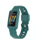 For Fitbit Charge 6 / 5 / 4 / 3 Armor Integrated TPU Watch Band(Pine Green)