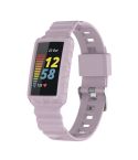 For Fitbit Charge 6 / 5 / 4 / 3 Armor Integrated TPU Watch Band(Light Purple)
