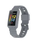 For Fitbit Charge 6 / 5 / 4 / 3 Armor Integrated TPU Watch Band(Gray)
