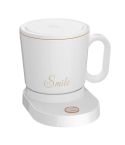 IDZ011 Desktop Phone Wireless Charger Smart Stirring Cup Automatic Self Stirring Coffee Cup(White)