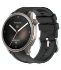 For Amazfit Balance A2286 Vertical Texture Silicone Watch Band(Black)