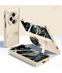 For OPPO Find N3 Pioneer Skin-Feel Case-film Integral Hinge Shockproof Phone Case(Gold)