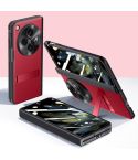 For OPPO Find N3 Pioneer Skin-Feel Case-film Integral Hinge Shockproof Phone Case(Red)
