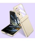 For OPPO Find N3 Flip Skin-sensitive Case-film Integral Hinge Shockproof Phone Case(Gold)
