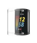 For Fitbit Charge 6 / 5 TPU Shell + Film Integrated Watch Protective Case(Transparent)