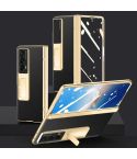 For Honor Magic Vs2 Electroplated Case-film Integral Hinge Shockproof Phone Case(Black)