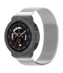 For Amazfit Active Edge A2212 Milan Magnetic Steel Mesh Watch Band(Silver)