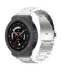 For Amazfit Active Edge A2212 Three Beads Stainless Steel Watch Band(Silver)