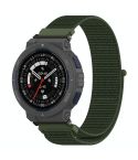For Amazfit Active Edge A2212 Nylon Loop Hook and Loop Fastener Watch Band(Green)