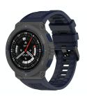 For Amazfit Active Edge A2212 Solid Color Silicone Watch Band(Blue)