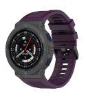 For Amazfit Active Edge A2212 Solid Color Silicone Watch Band(Purple)