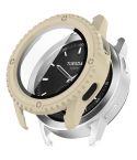 For Xiaomi Watch S3 PC + Tempered Film Integrated Watch Protective Case(Beige)