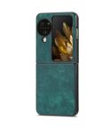 For OPPO Find N3 Vintage Leather PC Back Sckproof Phone Case(Green)