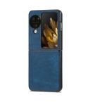 For OPPO Find N3 Vintage Leather PC Back Sckproof Phone Case(Blue)