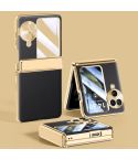 For OPPO Find N3 Flip Electroplated Case-film Integral Hinge Shockproof Phone Case(Black)