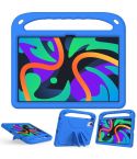 For Lenovo Tab  P12 / Xiaoxin Pad Pro 12.7 Handle EVA Shockproof Tablet Case with Holder(Blue)