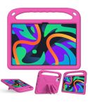 For Lenovo Tab  P12 / Xiaoxin Pad Pro 12.7 Handle EVA Shockproof Tablet Case with Holder(Rose Red)