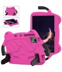For Onn Tbspg 100110027 2023 Ice Baby EVA Shockproof Hard PC Tablet Case(Rose Red+Black)