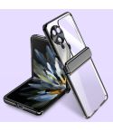 For OPPO Find N3 Flip Electroplated Case-film Integral Hinge Shockproof Phone Case(Black)