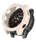 For Garmin Quatix 7 Pro Armored Hollow Half Pack TPU Watch Protective Case(Starlight Color)