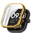 For Redmi Watch 4 Full Package TPU Electroplated Watch Protective Case(Gold)