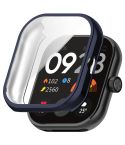 For Redmi Watch 4 Full Package TPU Electroplated Watch Protective Case(Midnight Blue)