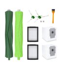 JUNSUNMAY 9pcs For iRobot E5 / E6 Replacement Roller Brushes Side Brushes Clean Filters Vacuum Bags