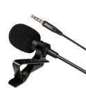 JMARY MC-R1 Phone Laptop Recording Interview Lavalier Mic 3.5mm Mini Microphone
