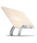 LS15 For 10-17 inch Devices Tablet Stand Aluminum+ABS Adjustable Desktop Holder with Clip