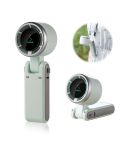 ENKAY Hat-Prince 3600mAh Battery Max 8H Cooling times Foldable Neck Turbo Fan with Digital Display(Light Green)