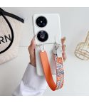 For Huawei Pocket 2 Wristband Folding Shockproof Phone Case(Orange)