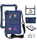 For Xiaomi Redmi Pad SE 11 2023 Hi Baby EVA Full Body Tablet Case with Strap(Navy Blue)