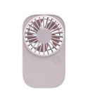 F11 Portable Rechargeable Hanging Neck Fan Cooling Handheld Fan 3 Speeds Desk Fan(Pink)
