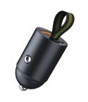 A1 QC 3.0+PD 30W Dual Car Charger Hidden Car Cigarette Lighter Phone Fast Charging Adapter
