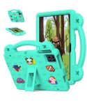 For Teclast M50 HD 10.1 / M50 Pro 10.1 2023 Handle Kickstand Children EVA Shockproof Tablet Case(Mint Green)