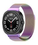 For Samsung Galaxy Watch Ultra 47mm Milan Magnetic Metal Steel Watch Band(Colorful)
