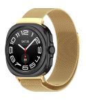 For Samsung Galaxy Watch Ultra 47mm Milan Magnetic Metal Steel Watch Band(Gold)