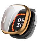 For Fitbit Ace LTE Full Coverage TPU Electroplated Watch Soft Case(Rose Gold)