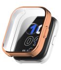 For Amazfit Bip 5 Unity Full Coverage TPU Watch Case(Electroplated Rose Gold)