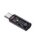 Type-C to 3.5mm Headphone Plug Conversion Adapter For iPhone 15 Audio DAC Decoding(Purple)