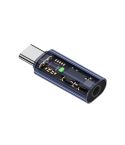 Type-C to 3.5mm Headphone Plug Conversion Adapter For iPhone 15 Audio DAC Decoding(Blue)