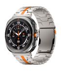 For Samsung Galaxy Watch Ultra 47mm Titanium Alloy Metal Watch Band(Titanium Orange)
