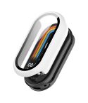 For Xiaomi Smart Band 9 / 9 NFC ENKAY Hat-Prince PC Frame Watch Protective Case with Tempered Film(White)