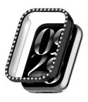 For Xiaomi Mi Band 8 Pro Diamond PC Half Coverage Watch Protective Case(Black)